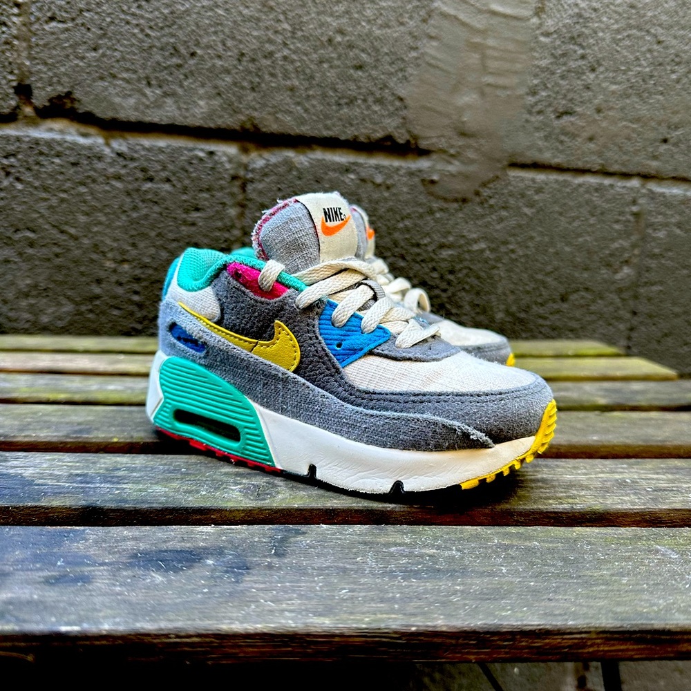 Nike Air Max LTR 90 Air Spring Toddlers Size 9.5 Gray Sneakers